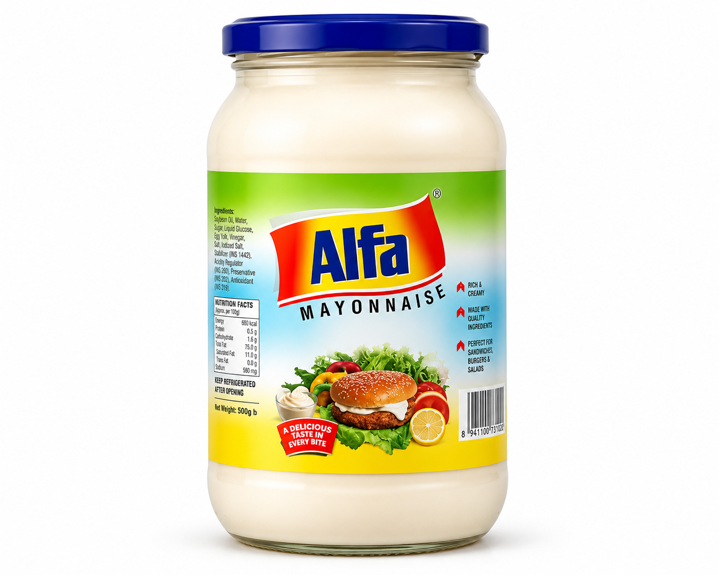 Mayonnaise (মেয়োনিজ)  250 gm